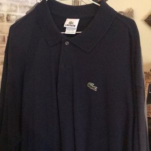 LaCoste navy polo shirt